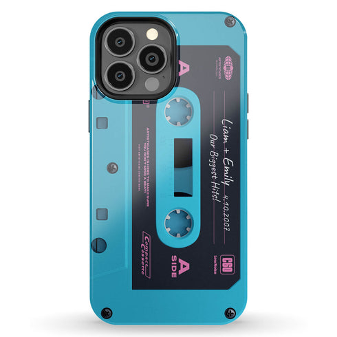 Personalized Retro Audio Cassette Mixtape iPhone Case